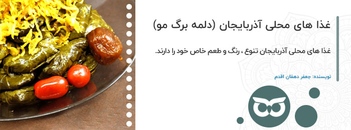 غذا-های-محلی-آذربایجان-(دولمه-برگ-مو)