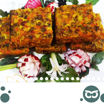 غذا-های-محلی-آذربایجان-(-کوکوی-لوبیا-سبز-)