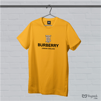 تیشرت پنبه ای زرد Burberry