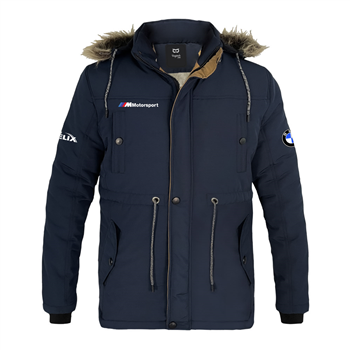 کاپشن زمستانه VIP سرمه ای bmw