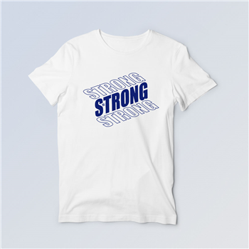 تیشرت پنبه ای سفید Strong