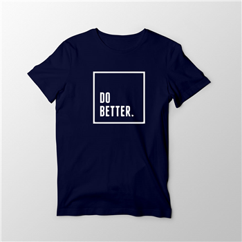 تیشرت پنبه ای سرمه ای Do better