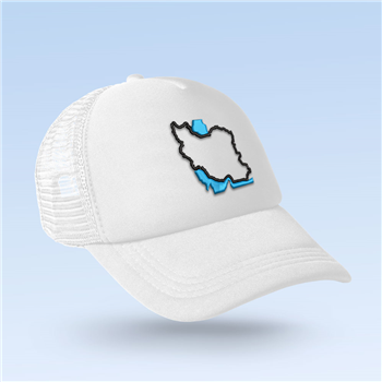 کلاه سفید پشت توری ایران (گلدوزی)