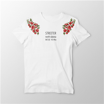 تیشرت پنبه ای سفید streeter