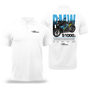پولوشرت جودون سفید موتور BMW S1000R 