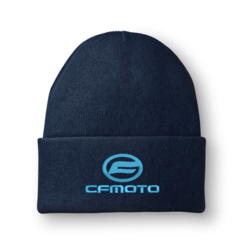 کلاه بافت سرمه ای سی اف (گلدوزی)