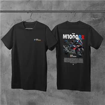 تیشرت پنبه ای مشکی موتور BMW M1000RR