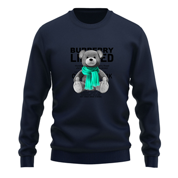 دورس پنبه ای سرمه ای  خرس Burberry