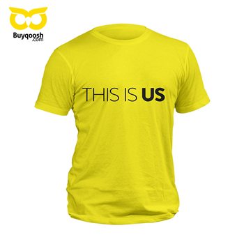تیشرت پنبه ای زرد this is us
