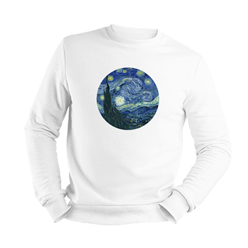 دورس پنبه ای سفید شب پر ستاره ونگوگ