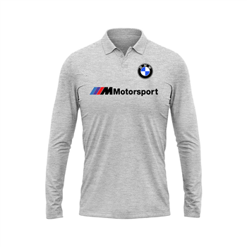 پولوشرت جودون آستین بلند طوسی power BMW