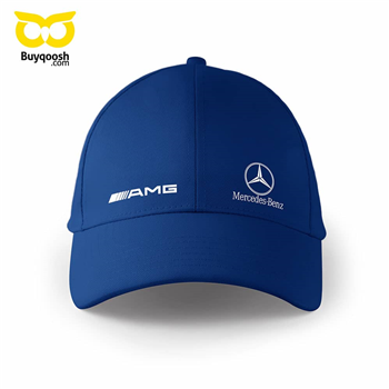 کلاه کتان سرمه ای benz AMG