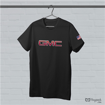 تیشرت پنبه ای مشکی GMC