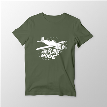 تیشرت پنبه ای زیتونی airplane
