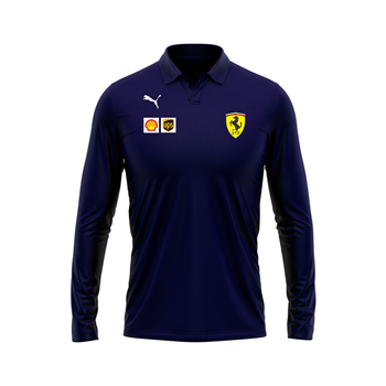 پولوشرت جودون آستین بلند سرمه ای فراری