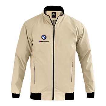 کاپشن بهاری شیری BMW