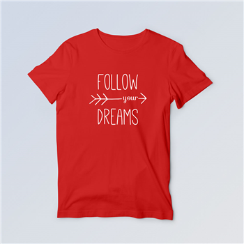 تیشرت پنبه ای قرمز Dreams