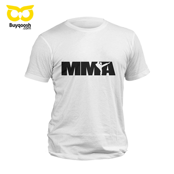 تیشرت پنبه ای سفید MMA