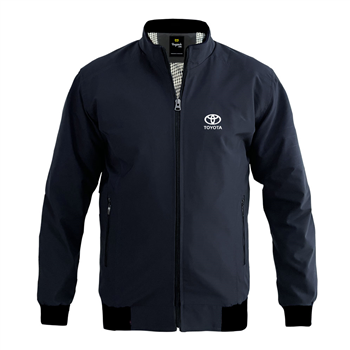 کاپشن بهاری سرمه ای تویوتا