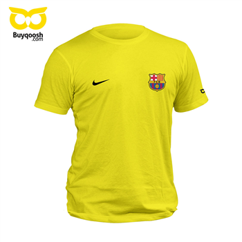 تیشرت زرد بارسلونا 