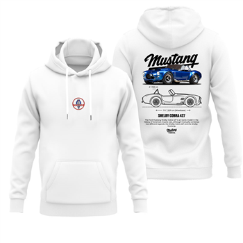 هودی پنبه ای سفید ماستنگ شلبی کبرا