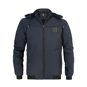 کاپشن سرمه ای زمستانه