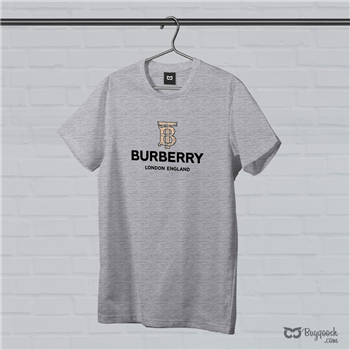 تیشرت پنبه ای طوسی Burberry