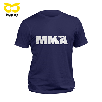 تیشرت پنبه ای سرمه ای MMA