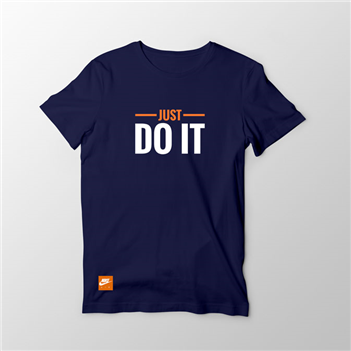 تیشرت پنبه ای سرمه ای just do it