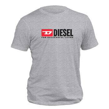 تیشرت پنبه ای طوسی Diesel