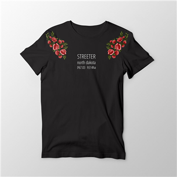 تیشرت پنبه ای مشکی streeter