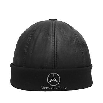 کلاه چرم طبیعی بنز