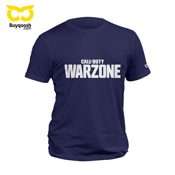 تیشرت پنبه ای سرمه ای warzone