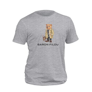 تیشرت پنبه ای طوسی خرس Baron filou