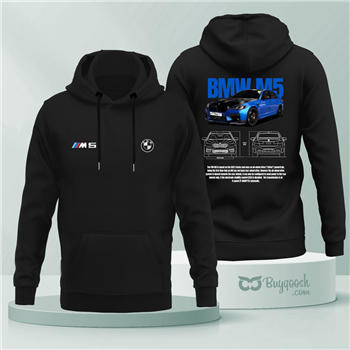 هودی پنبه ای مشکی BMW M5