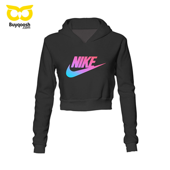 هودی دخترانه نیم تنه Nike