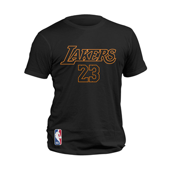 تیشرت پنبه ای مشکی Lakers