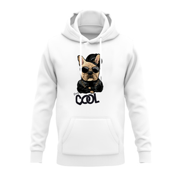 هودی پنبه ای سفید Cool Dog