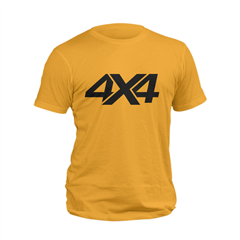 تیشرت پنبه ای زرد 4*4