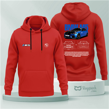 هودی پنبه ای قرمز BMW M5