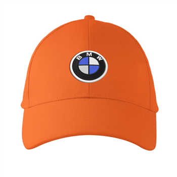 کلاه کتان نارنجی BMW (گلدوزی)
