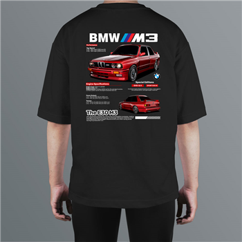 تیشِرت پنبه ای اور مشکی BMW M3