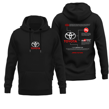 هودی پنبه ای مشکی تویوتا