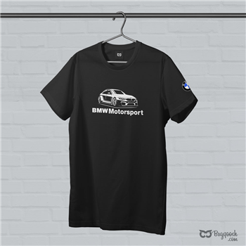 تیشرت پنبه ای مشکی BMW Car