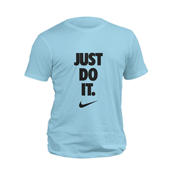 تیشرت پنبه ای آسمانی just do it