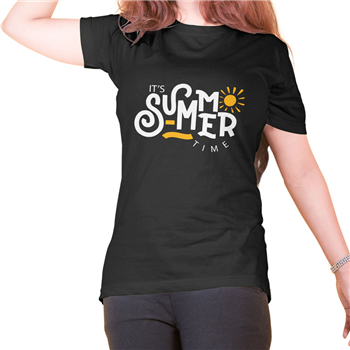 تیشرت پنبه ای مشکی Summer