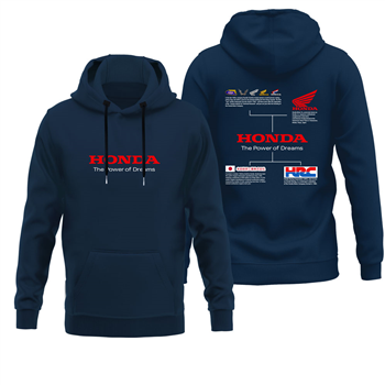 هودی پنبه ای سرمه ای هوندا