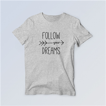 تیشرت پنبه ای طوسی Dreams