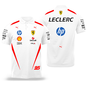 پولوشرت جودون سفید چارلز لکلرک فراری 2026