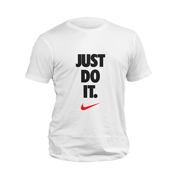 تیشرت پنبه ای سفید just do it
